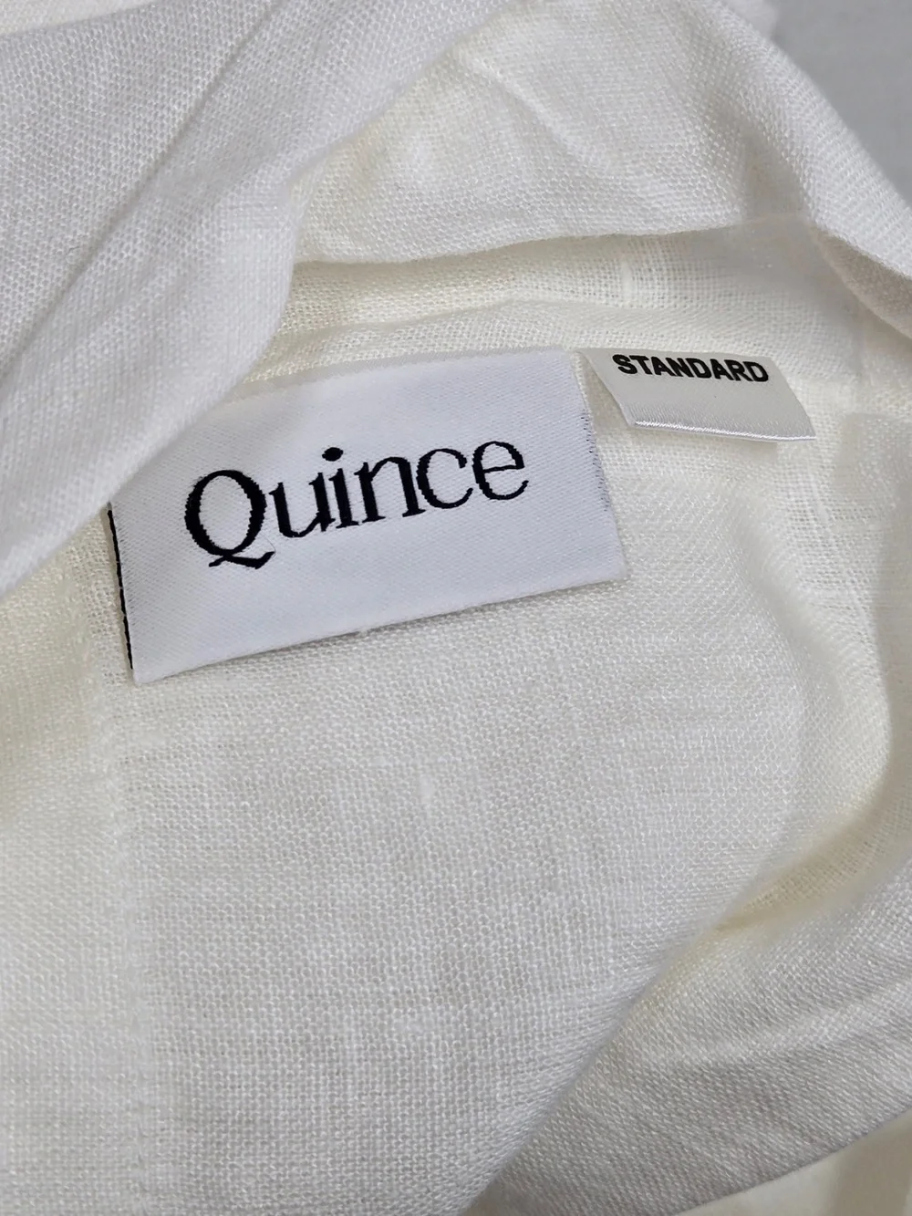 QUINCE European Linen Duvet Cover Set Full/Queen Ivory 8915